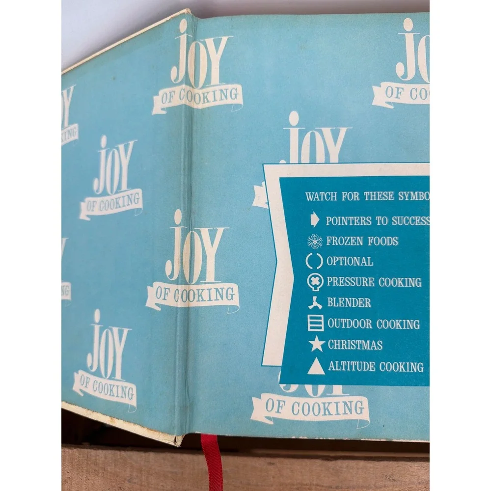 Vintage Joy of Cooking Cookbook 1967 Irma Rombauer‎ Becker Ltd Edition Hardcover